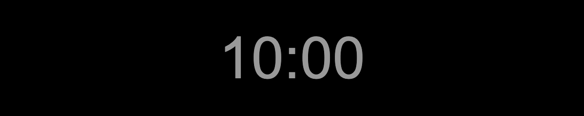 The output showing only 10:00