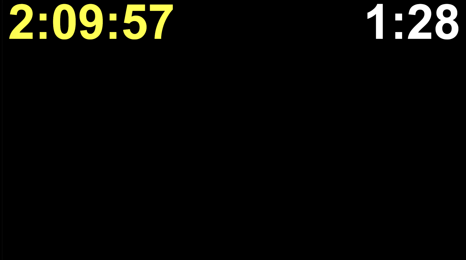 ClockBridge live output display